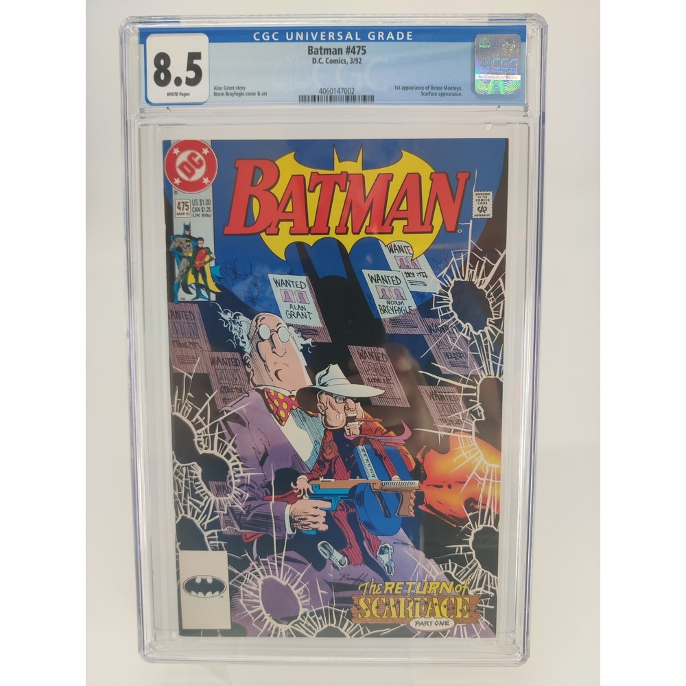 *CGC 8.5* BATMAN #475 - 1st App Appearance RENEE MONTOYA - DC 1992